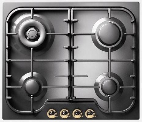 Варочная панель ILVE HCB60DN/MGG матовый графит (фурн. латунь) Варочная панель ILVE HCB60DN/MGG матовый графит (фурн. латунь)