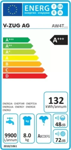Стиральная машина V-ZUG AdoraWash V4000 AW4TOHC re фото 4