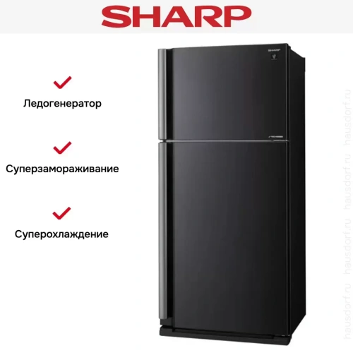 Холодильник Sharp SJXE55PMBK фото 4