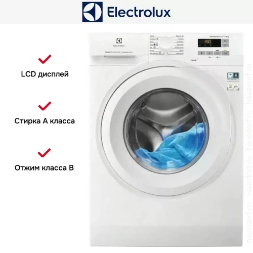 Стиральная машина Electrolux EW6FN528W фото 7