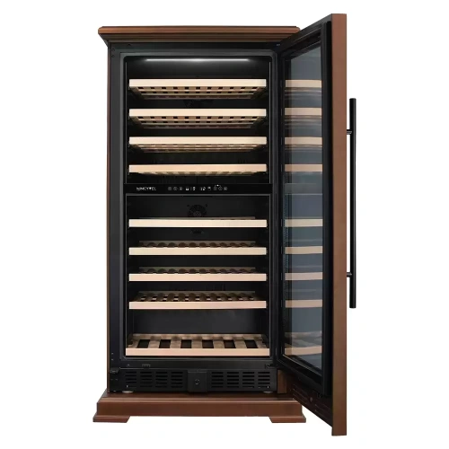 Винный шкаф Meyvel MV99PRO-KBT2 (Итальянский орех) фото 6
