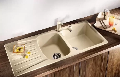 Смеситель Blanco Wega-S Silgranit белый фото 4