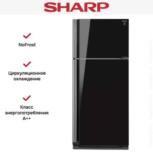 Холодильник Sharp SJXP59PGBK фото 3