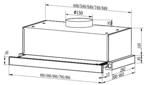 Вытяжка Faber AMPIRA GLASS WH 90 фото 10