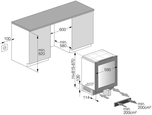 Встраиваемый винный шкаф Asko WCN25842G фото 10