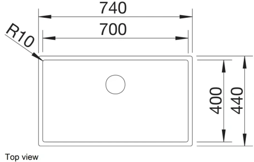 Мойка BLANCO CLARON 700-IF нержавеющая сталь Durinox фото 3