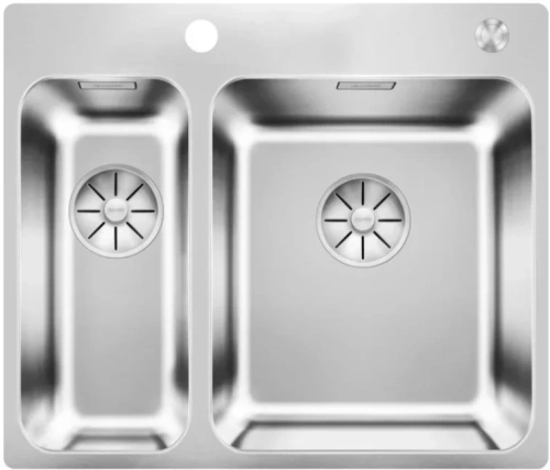 Мойка Blanco Solis 340/180-IF/A нержавеющая сталь полированная клапан-автомат InFino 526132