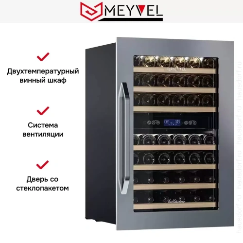 Встраиваемый винный шкаф Meyvel MV42-KSB2 фото 18