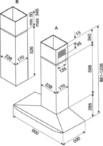 Вытяжка De Dietrich DHD 709 EE 1 фото 2