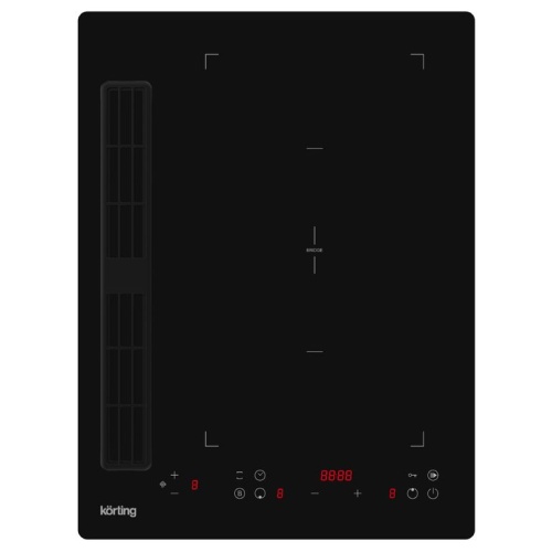 Индукционная варочная панель с интегрированной вытяжкой Korting HIBH 40980 NB Индукционная варочная панель с интегрированной вытяжкой Korting HIBH 40980 NB