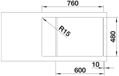 Мойка BLANCO ZIA XL 6 S Compact Silgranit антрацит фото 4