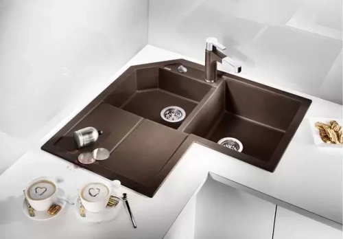 Мойка Blanco Metra 9 E серый беж фото 3