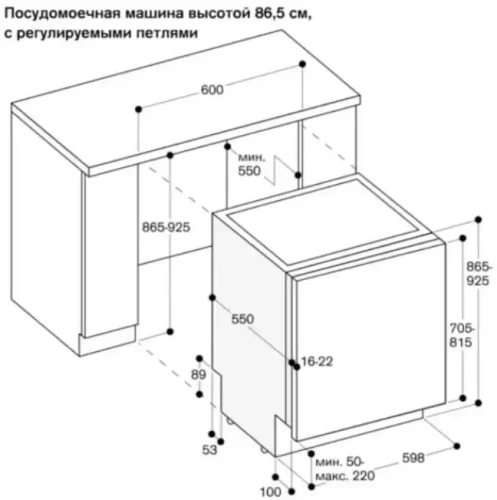 Встраиваемая посудомоечная машина Gaggenau DF481100F фото 9