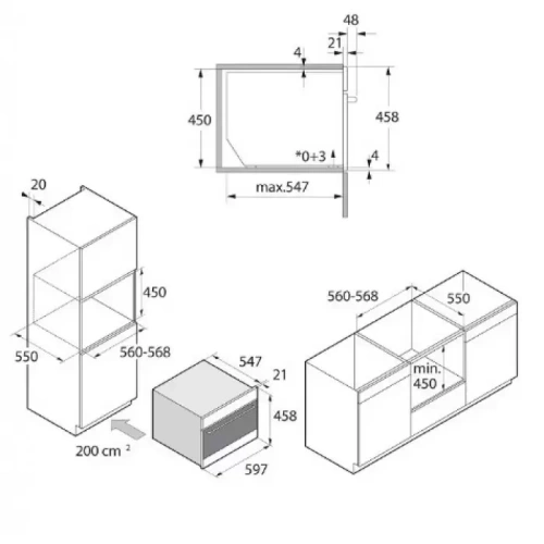 Встраиваемая микроволновая печь Asko OM8464S фото 3