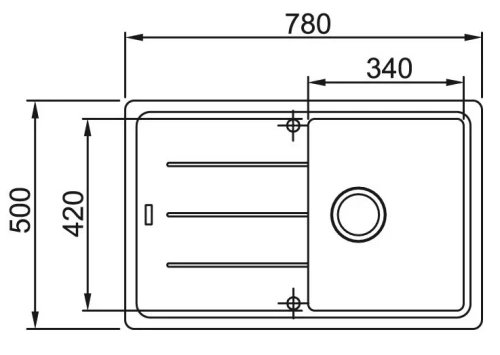 Мойка Franke BFG 611 миндаль фото 2
