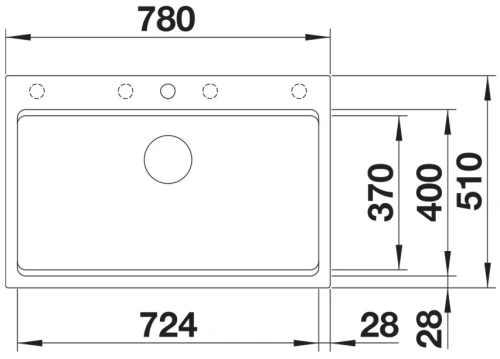 Мойка BLANCO ETAGON 8 Silgranit антрацит фото 4