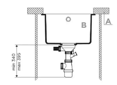 Мойка Omoikiri BOSEN 38-U BL фото 7