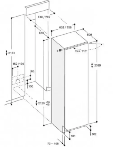 Встраиваемый холодильник Gaggenau RC 472-301 фото 2
