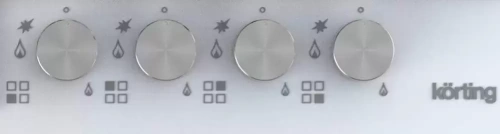 Газовая стеклянная варочная панель Korting HGG 6734 CTW фото 3