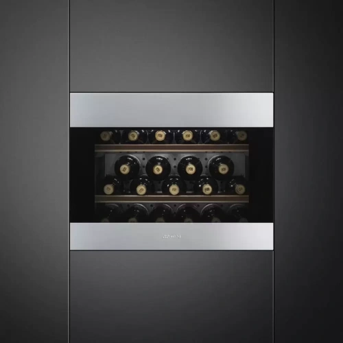 Встраиваемый винный холодильник Smeg CVI321X3 фото 2