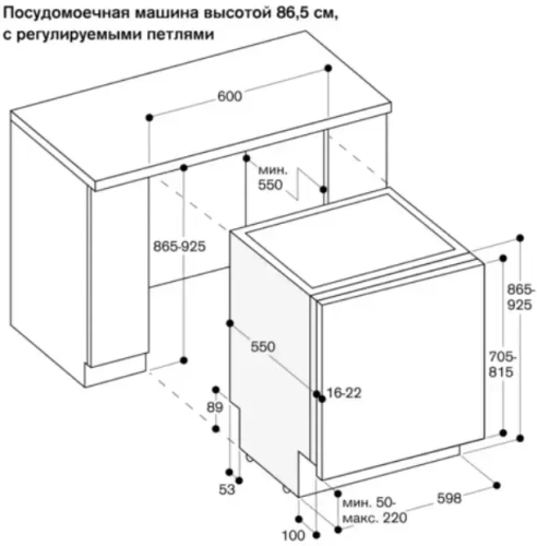 Встраиваемая посудомоечная машина Gaggenau DF271100F фото 8
