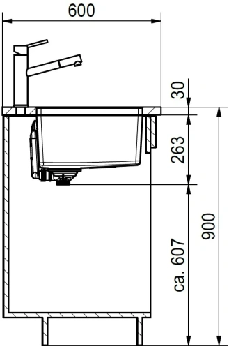 Мойка Franke FEX 110-50 сталь фото 3