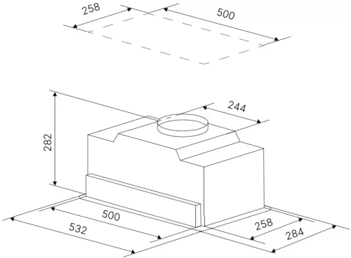 Встраиваемая вытяжка Kuppersbusch DEL 6550.0 W фото 2