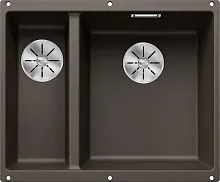 Мойка BLANCO SUBLINE 340/160-U Silgranit кофе, чаша справа