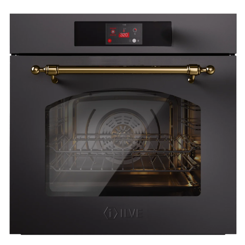 Духовой шкаф ILVE Nostalgie OV601NTPY/MGG матовый графит (фурн.латунь) Духовой шкаф ILVE Nostalgie OV601NTPY/MGG матовый графит (фурн.латунь)