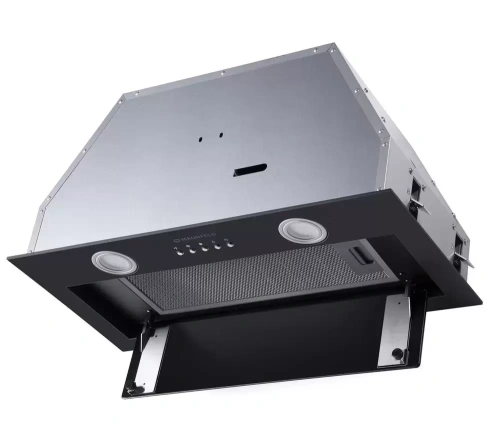 Встраиваемая вытяжка MAUNFELD TRAPEZE 602IG черный фото 2