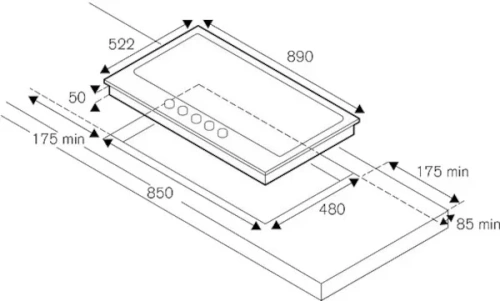 Варочная панель Bertazzoni P905CHERAG фото 3