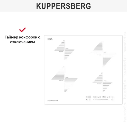 Варочная панель Kuppersberg ICS 604 W фото 9