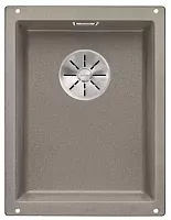 Мойка Blanco SUBLINE 320-U SILGRANIT отводная арматура InFino® серый беж