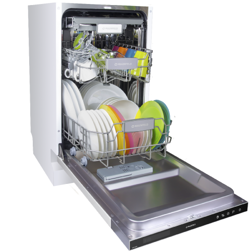 Посудомоечная машина с турбосушкой и лучом на полу MAUNFELD MLP-08IM фото 5