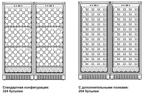 Винный шкаф Dometic B162S Double Basic фото 2