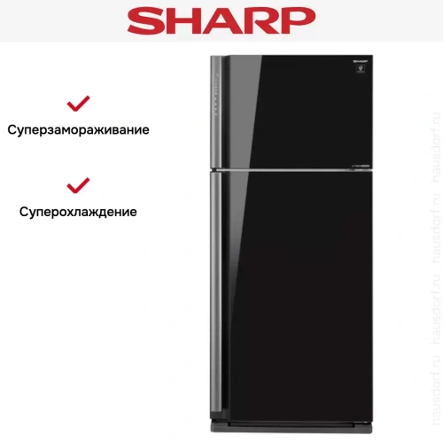 Холодильник Sharp SJXP59PGBK фото 5