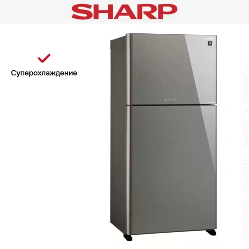 Двухкамерный холодильник Sharp SJ-XG 60 PGSL фото 4