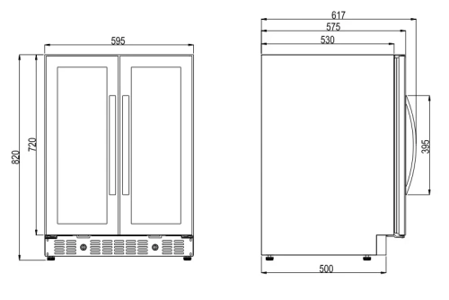 Винный шкаф Dometic E40FGD Elegance фото 3