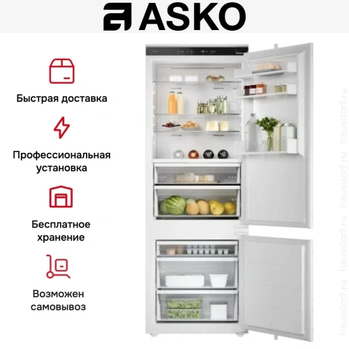 Встраиваемый комбинированный холодильник Asko RBC297SND1 фото 9