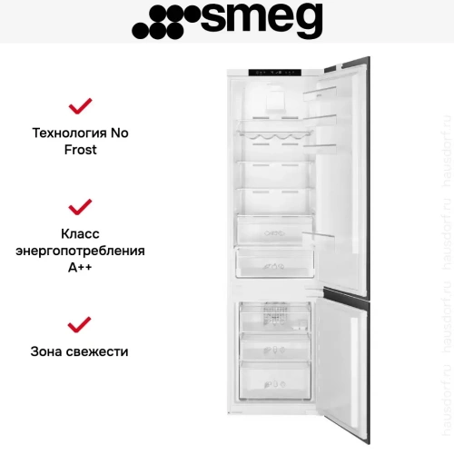 Встраиваемый холодильник Smeg C8194TNE фото 6