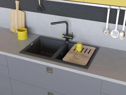 Мойка Omoikiri Banzen 86-2 GR фото 4