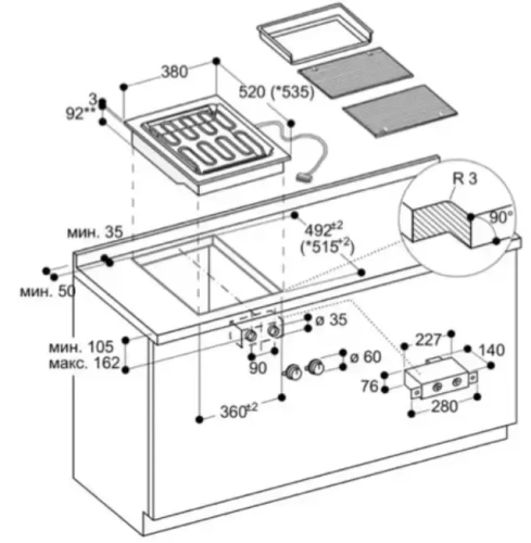 Гриль Gaggenau VR 414-110 фото 5