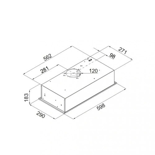 Встраиваемая кухонная вытяжка MAUNFELD Crosby Rocky 60 белый фото 11