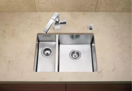 Мойка Blanco Claron 340/180-U чаша справа нержавеющая сталь фото 3