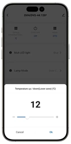 Встраиваемый винный шкаф Dunavox DVN-70.185DB.TO фото 2