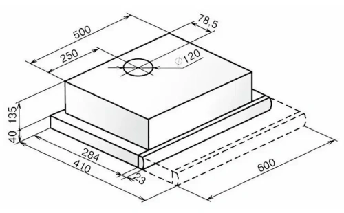 Встраиваемая вытяжка Faber FLOX WH A60 фото 7
