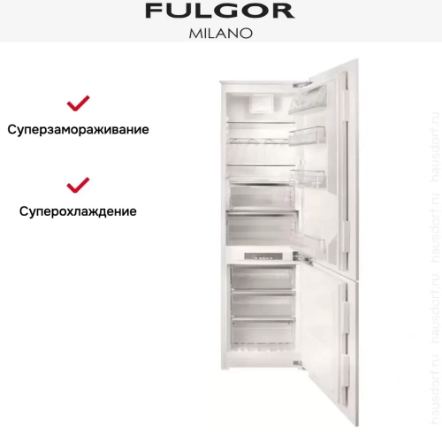 Встраиваемый холодильник Fulgor Milano FBCD 362 NF ED фото 4