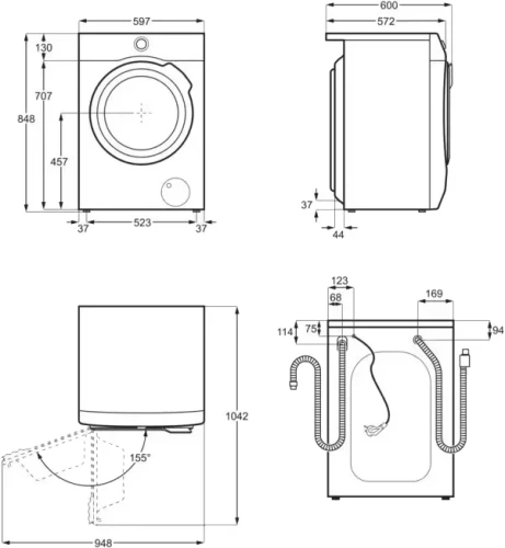 Стиральная машина Electrolux EW8FN148B фото 6