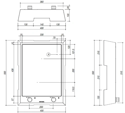 Индукционная варочная панель Barazza Thalas 1PTFID фото 4