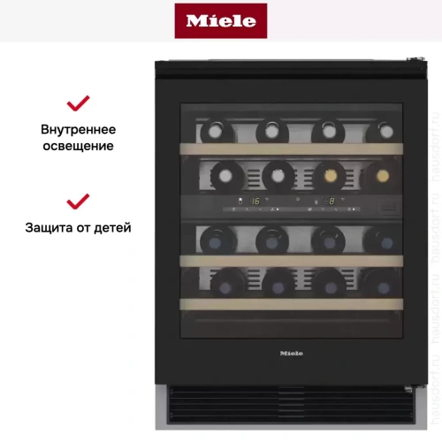 Встраиваемый винный шкаф Miele KWT 6321 UG OBSW фото 10